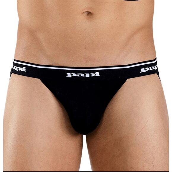 Papi Rib Jockstrap Black Medium - Picture 3 of 9